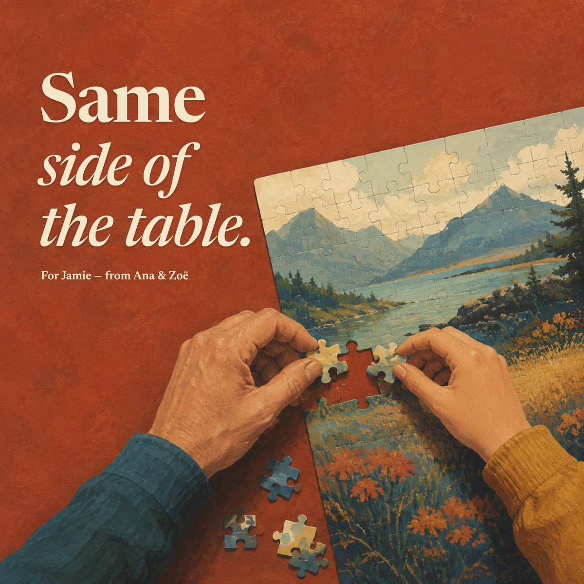 Same Side of the Table, front cover