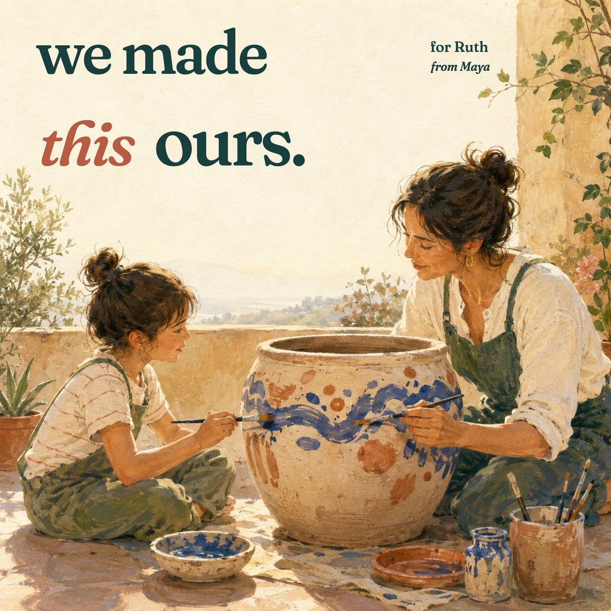 We Made This Ours, front cover