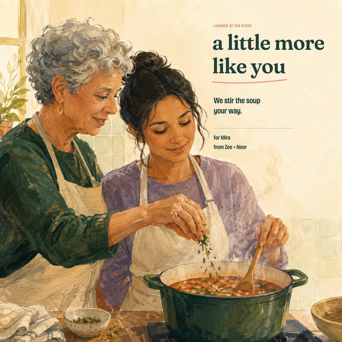 A Little More Like You, front cover