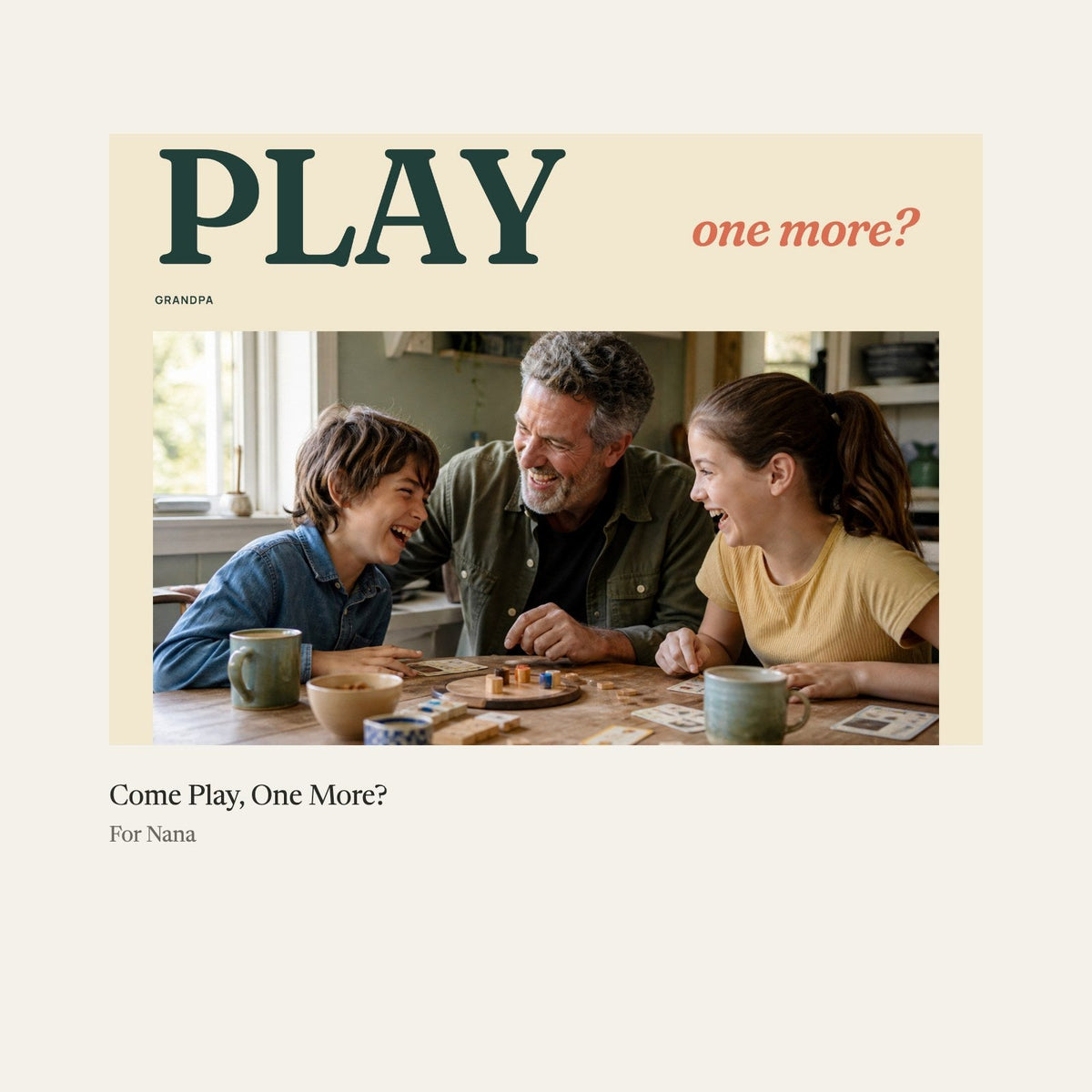 Come Play, One More?, an inside page (sample)