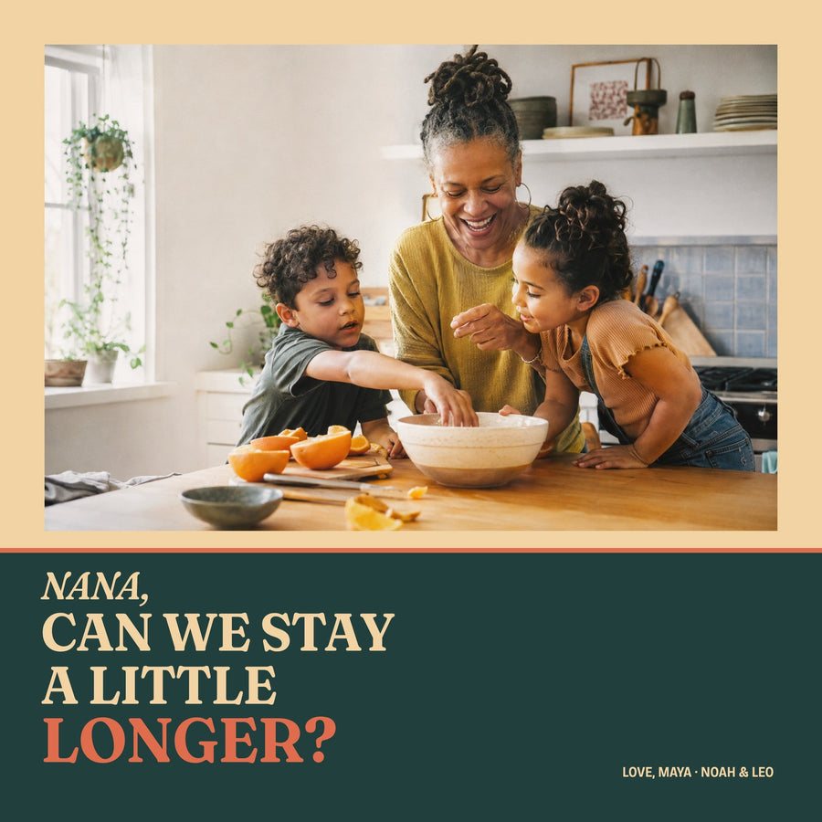 Nana, Can We Stay a Little Longer?, front cover