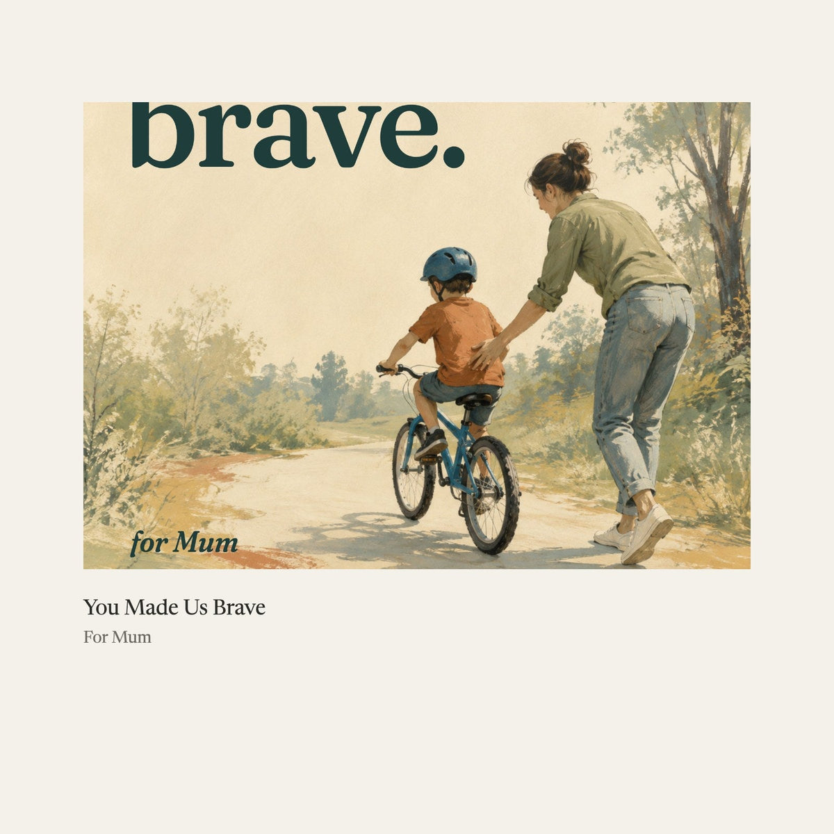 You Made Us Brave, an inside page (sample)