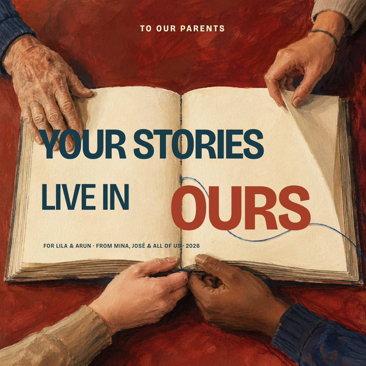 Your Stories Live in Ours, front cover