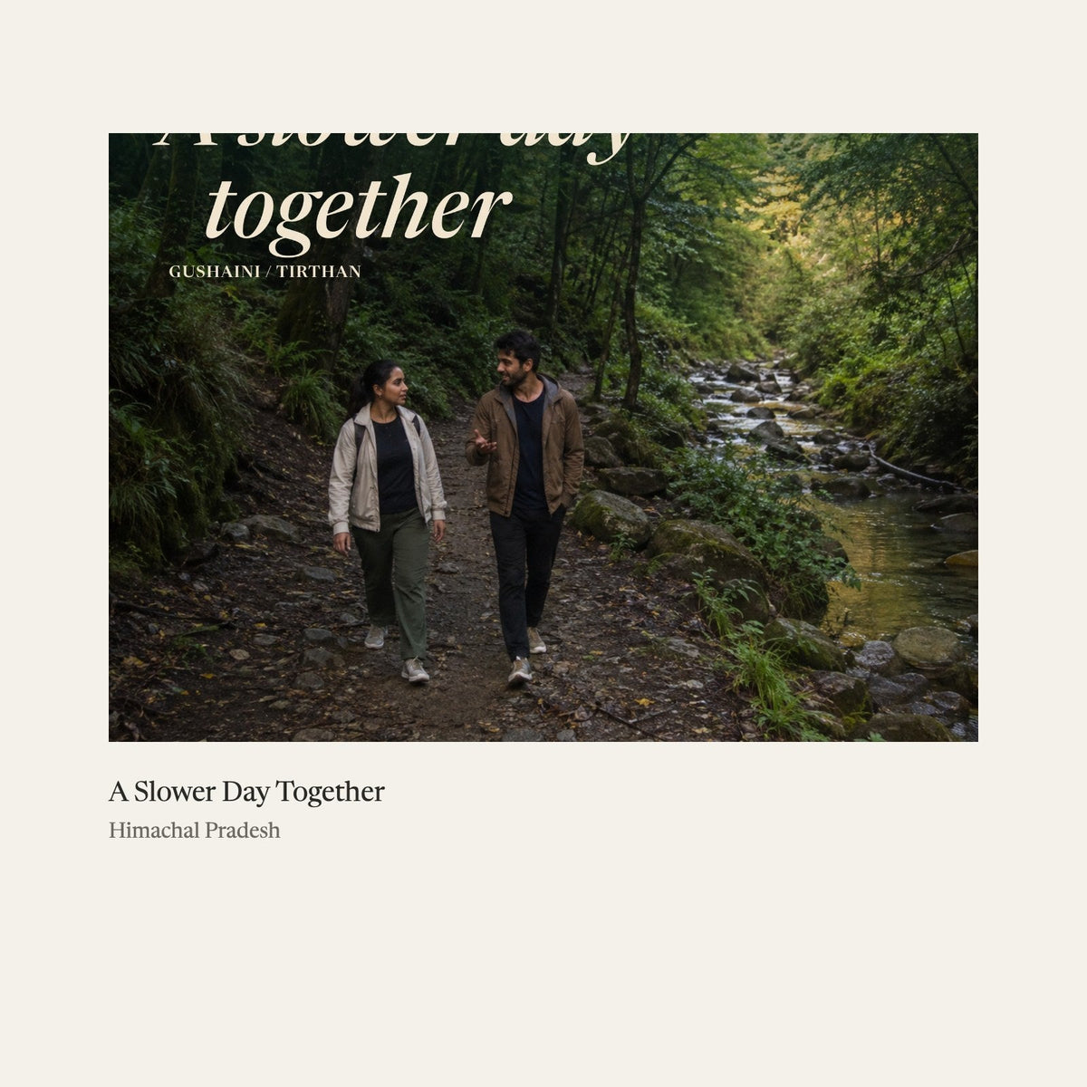 A Slower Day Together, an inside page (sample)