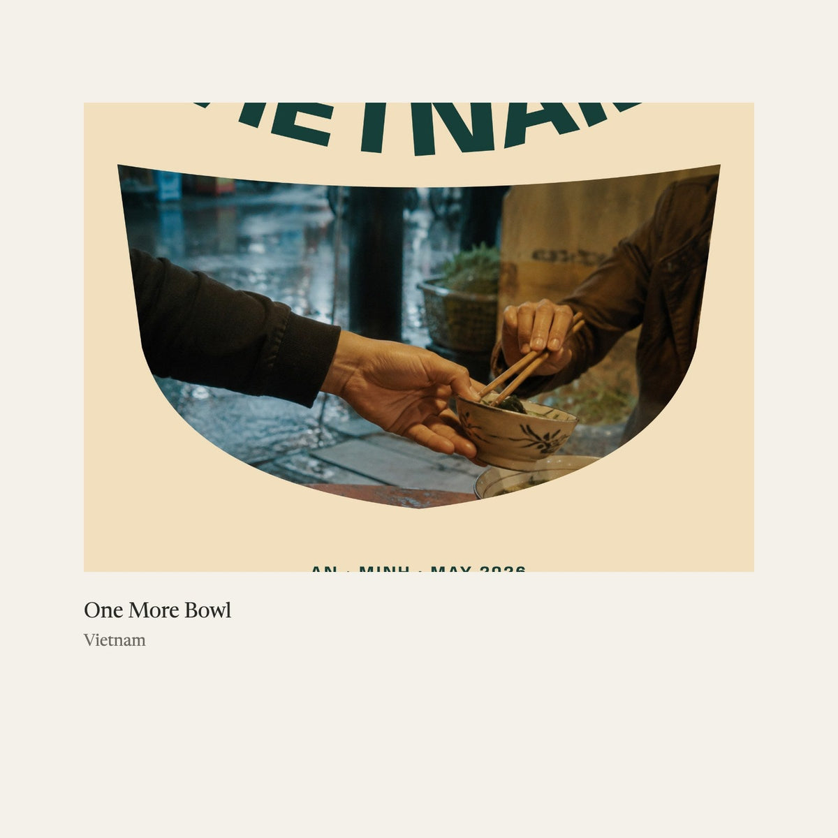 One More Bowl, an inside page (sample)